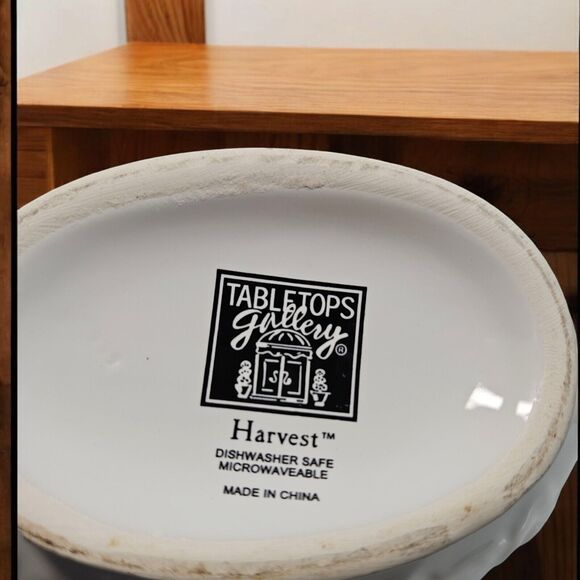 Tabletops Unlimited Nature China Sauce Gravy Boat Embossed Fruit White - Picture 8 of 12